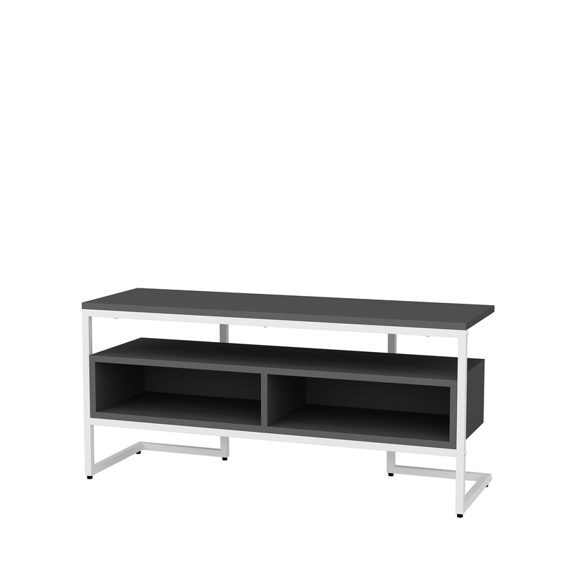TV-laud Kalune Design Merrion, antratsiit/valge, 35 cm x 110 cm x 49.9 cm