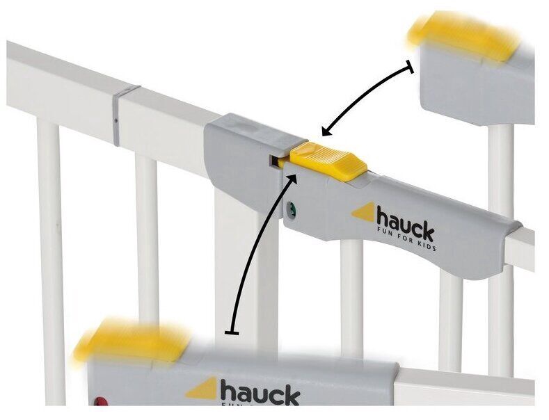 Ворота безопасности Hauck AutoClose 80 cm, белый (поврежденная упаковка)