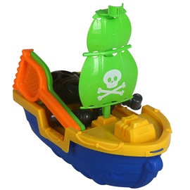 Smilšu kastes rotaļlietu komplekts iPlay Pirate Ship, daudzkrāsains, 410 mm