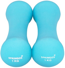 Hantel Springos Neoprene, 2 kg