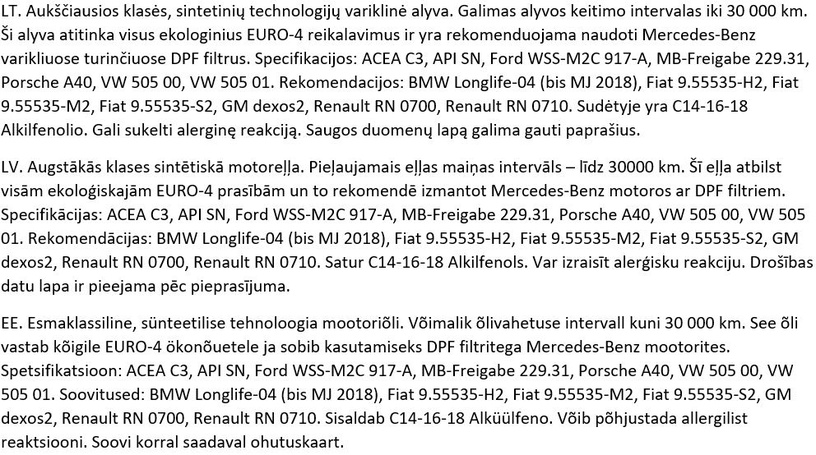 Motoreļļa Liqui Moly 4100 TOP-TEC 5W - 40, sintētiskais, vieglajam auto, 4 l