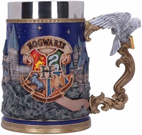 Puodelis Harry Potter Hogwarts Glass, mėlyna/ruda, 600 ml
