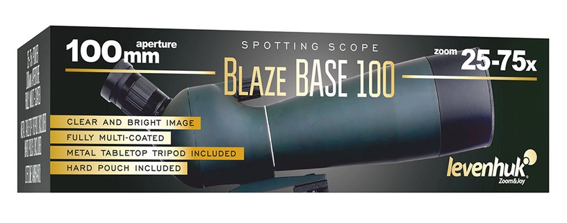 Jälgimismonokkel Levenhuk Blaze BASE 100, reiside jaoks/looduse seire jaoks