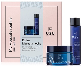 Набор средств по уходу за лицом для женщин для женщин Usu Cosmetics K-Beauty Night Routine, 150 мл