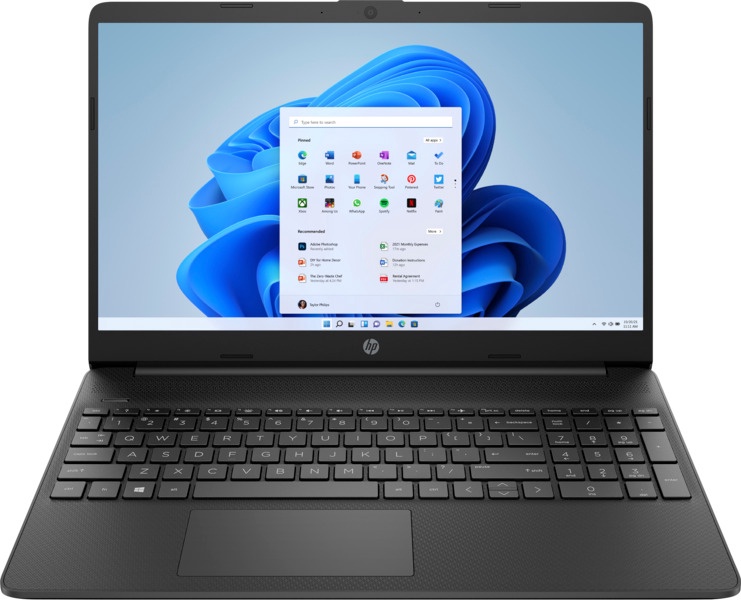 Sülearvuti HP 15s fq5010ny, Intel® Core™ i3-1215U, 8 GB, 256 GB, 15.6 ", Intel UHD Graphics, must
