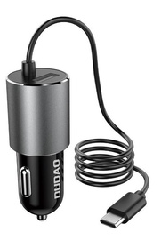 Автомобильное зарядное устройство Dudao R5Pro T, USB Type C/USB Type A, черный
