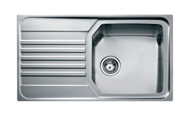 Кухонная раковина Teka Premium 1B 1D, нержавеющая сталь, 860 мм x 500 мм x 200 мм