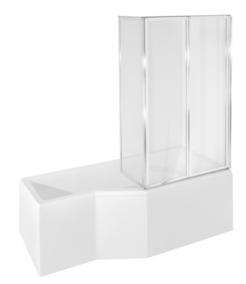 Vann seinaga, teisaldatav Besco Integra, 75 cm x 150 cm x 55.5 cm, parempoolne