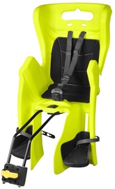 Bērnu sēdeklis velosipēdam Bellelli Little Duck Relax 22184, melna/dzeltena, aizmugurē