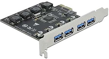 Laienduspesa Delock 90509 PCI Express x1 - 4 x USB