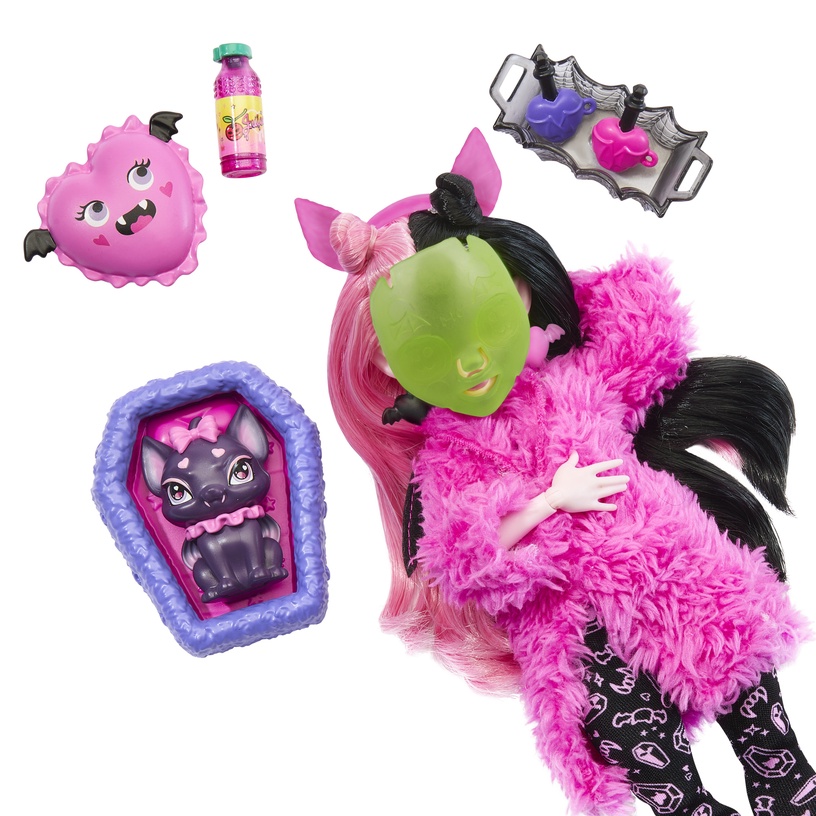 Nukk aksessuaaridega Mattel Monster High Creepover Party Draculaura HKY66, 30 cm