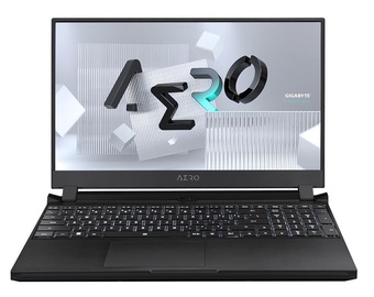 Portatīvais dators Gigabyte Aero 5 AERO5KE4-72EE614SH, i7-12700H, spēlēm, 16 GB, 1 TB, 15.6 "