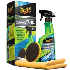 Комплект Meguiars Hybrid Ceramic Quick Clay Kit, 0.532 л