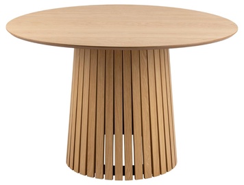 Pusdienu galds Actona Christo Round, ozola, 1200 mm x 1200 mm x 750 mm