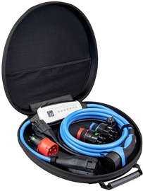 Разъем для зарядных станций электромобилей DiniTech NRG Kick Optimal, для легкового автомобиля, синий, 400 В