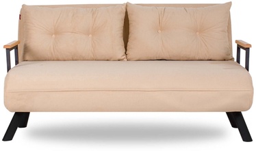 Diivanvoodi Hanah Home Sando 2-Seat Sofa Bed, kreemjasvalge, 78 x 133 cm x 78 cm