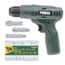 Žaislinis meistro įrankis, gręžtuvas Power Tools 017180, žalia