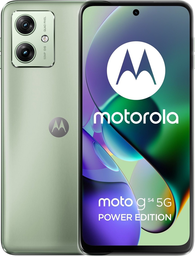 Mobiiltelefon Motorola Moto G54 Power Edition 5G, 256 GB, mint green