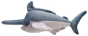 Mīkstā rotaļlieta Wild Planet Swordfish, zila/balta, 15 cm