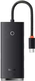 USB jaotur Baseus WKQX030301 USB-C male, 4 x USB/USB-C female, must