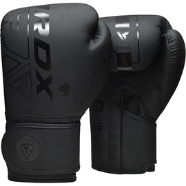 Боксерские перчатки RDX F6 Matte BGR-F6MB-10OZ, черный, 10 oz