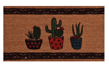 Придверный коврик Conceptum Hypnose Colorful Cactus 877CHL1129, многоцветный, 40 см x 60 см