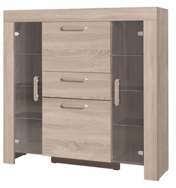 Kummut Cezar REG7, tamm, 42 cm x 130 cm x 131 cm