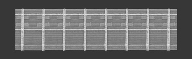Шторная тесьма 2.75.150.2, 0.75 см, белый