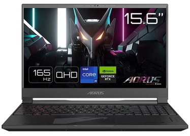 Sülearvuti Gigabyte Aorus 15X ASF-D3EE754SH, Intel® Core™ i9-13900HX, 16 GB, 1 TB, 15.6 ", Nvidia GeForce RTX 4070, must