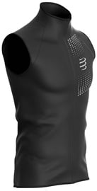 Spordivest, meestele Compressport Hurricane Windproof, must, Universaalne