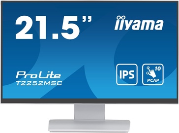 Monitors Iiyama T2252MSC-W2, 21.5", 5 ms