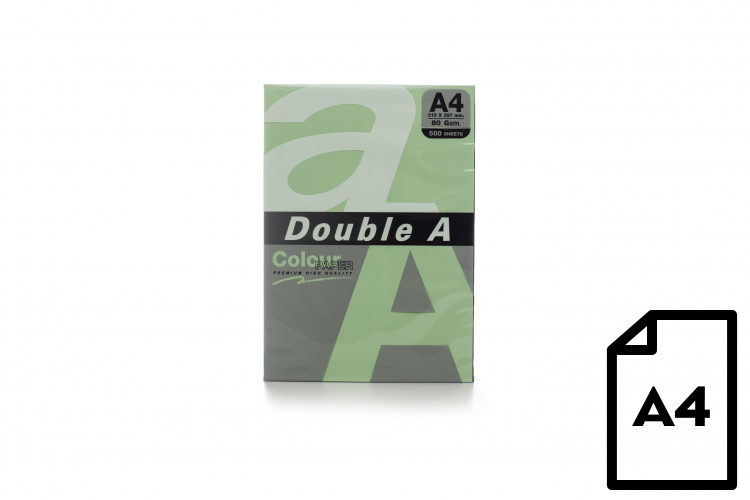 Paber Double A, A4, 80 g/m², roheline