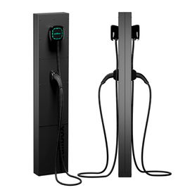 Elektromobiļu uzlādes kontaktligzda Wallbox Pedestal Eiffel, melna