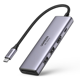 Dock jaam Ugreen USB-C - 2xUSB 3.0/HDMI/USB-C USB-C male, 2xUSB 3.0/HDMI/USB-C female, hall