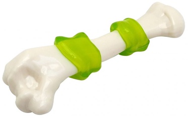 Rotaļlieta sunim Gimborn Interactive Bacon Bone, balta/zaļa