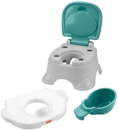 Детский горшок Fisher Price Basic Potty 3in1, пластик, синий/белый