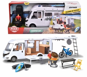 Mänguauto Dickie Toys Hymer Camper Set, valge