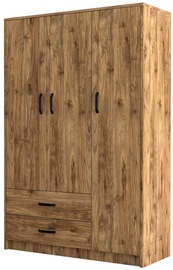Skapis Kalune Design Grande 3500, valriekstu, 120 cm x 48 cm x 181.8 cm