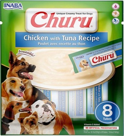 Лакомство для собак Inaba Churu Chicken & Tuna, курица/тунец, 0.16 кг, 8 шт.