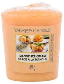 Svece aromātiskā Yankee Candle Mango Ice Cream, 15 h, 49 g, 48 x 45 mm