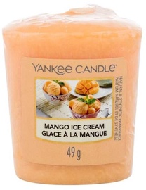 Svece, aromātiskā Yankee Candle Mango Ice Cream, 15 h, 49 g, 48 mm x 45 mm