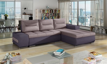 Stūra dīvāns Ottavio Soro 61, Soro 65, violeta, labais, 180 x 275 cm x 85 cm