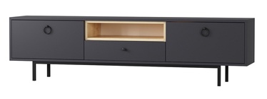 TV-laud Kalune Design Naturel, antratsiit, 180 cm x 35 cm x 48 cm