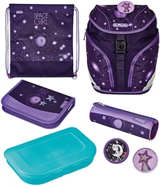 Bērnu mugursoma Herlitz SoftLight Plus Space Girl, violeta