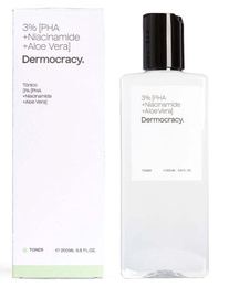 Sejas toniks Dermocracy 3% [PHA + Niacinamide + Aloe vera], 200 ml, sievietēm