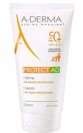 Krēms saules aizsardzībai A-Derma Protect AD SPF50+, 150 ml