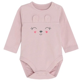 Pikkade varrukatega beebi body, tüdrukutele/imikutele Cool Club Cute Bunny CCG2502558, violetne, 80 cm