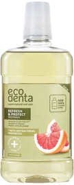 Mutes skalojamais šķīdums Ecodenta Super+Natural Oral Care Refresh & Protect, 500 ml