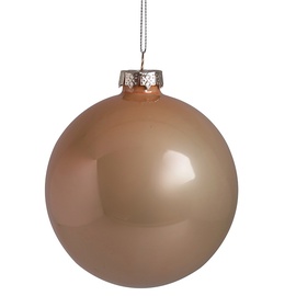 Ziemassvētku eglītes rotaļlieta 100704, rozā, 80 mm