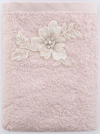 Dvielis vannas istaba Foutastic Pearly 396RYH1114, rozā, 90 x 50 cm